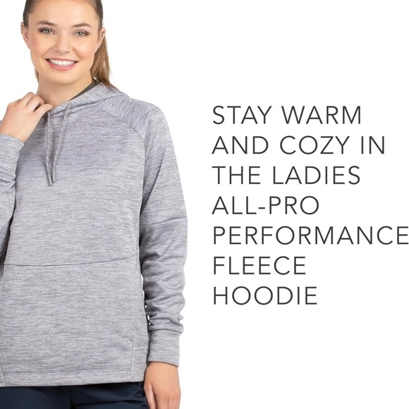 Holloway Women's pro Performance Fleece Hoodie - Picture 5 of 7